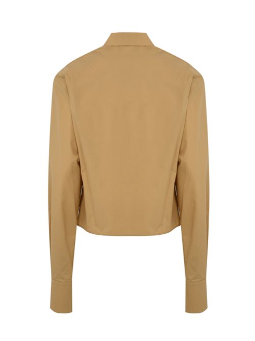 Camicia in popeline di cotone Beige MVP Wardrobe | G090 00131232